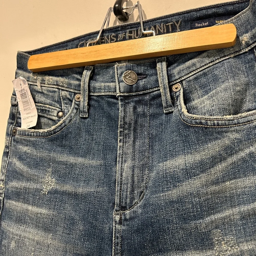 BRAND NEW w/TAGS ARITZIA CITIZENS OF HUMANITY ROCKET INDIE HR SKINNY ~ sz 24 - Picture 6 of 11